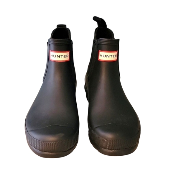 HUNTER‎ Original Mini Rain Boots Matte Black 38 US 7 - Picture 1 of 8